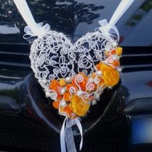 Noma-Auto dekors "Oranžā Sirds"